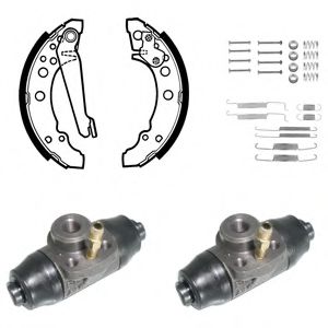 Тормозные колодки барабанные DELPHI KP791