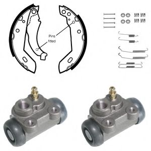 Тормозные колодки барабанные DELPHI KP826