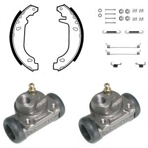 Тормозные колодки барабанные DELPHI KP827