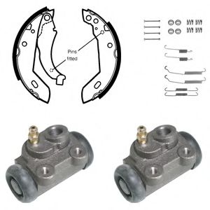 Тормозные колодки барабанные DELPHI KP834