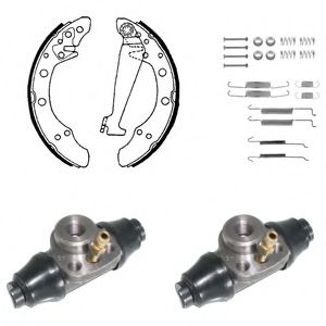 Тормозные колодки барабанные DELPHI KP851
