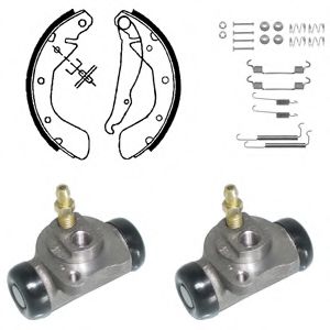 Тормозные колодки барабанные DELPHI KP852