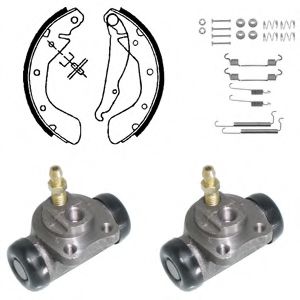 Тормозные колодки барабанные DELPHI KP853