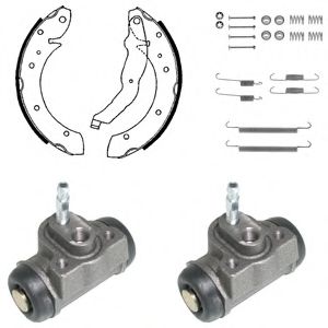 Тормозные колодки барабанные DELPHI KP856