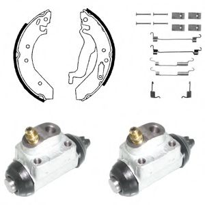 Тормозные колодки барабанные DELPHI KP858