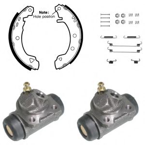 Тормозные колодки барабанные DELPHI KP863