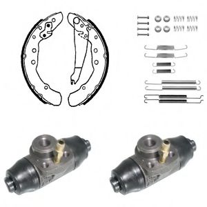 Тормозные колодки барабанные DELPHI KP880