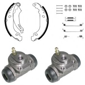 Тормозные колодки барабанные DELPHI KP930