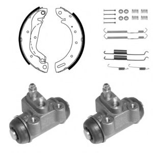Тормозные колодки барабанные DELPHI KP976