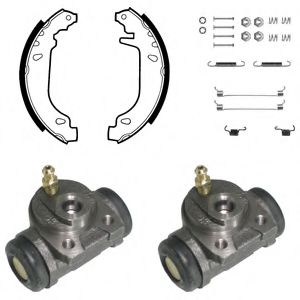 Тормозные колодки барабанные DELPHI KP987