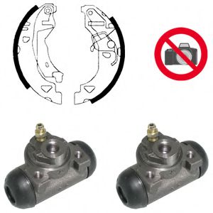 Тормозные колодки барабанные DELPHI KP1009