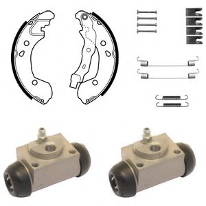 Тормозные колодки барабанные DELPHI KP1086