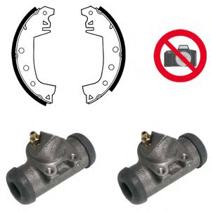Тормозные колодки барабанные DELPHI KP620