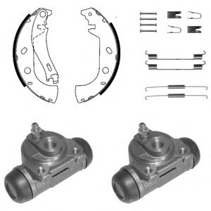 Тормозные колодки барабанные DELPHI KP1116