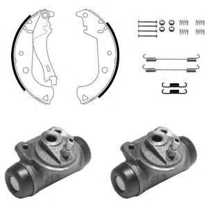 Тормозные колодки барабанные DELPHI KP1117