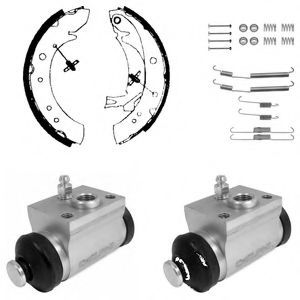 Тормозные колодки барабанные DELPHI KP1130