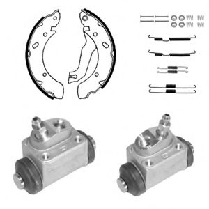 Тормозные колодки барабанные DELPHI KP1087