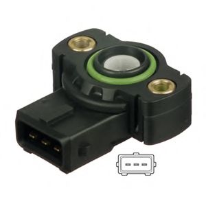 Датчик положение дроссельной заслонки DELPHI SS10562-12B1