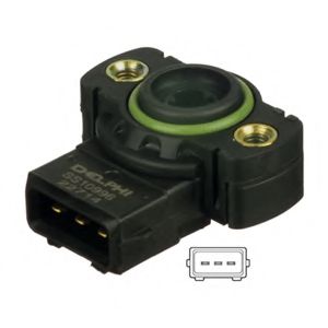 Датчик положение дроссельной заслонки DELPHI SS10996-12B1