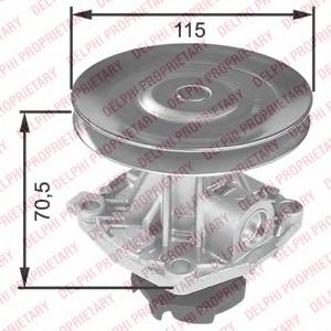 Водяной насос delphi WP1415