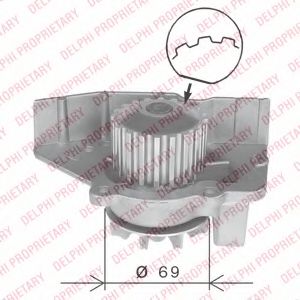 Водяной насос delphi WP1601