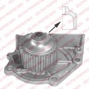 Водяной насос delphi WP1729