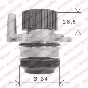 Водяной насос delphi WP1897