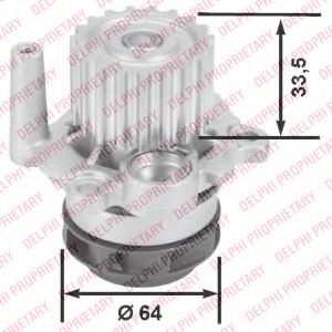 Водяной насос delphi WP2428