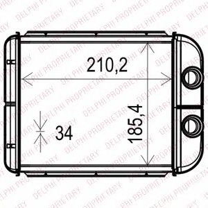 Радиатор печки DELPHI TSP0525541