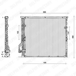 Радиатор кондиционера DELPHI TSP0225014
