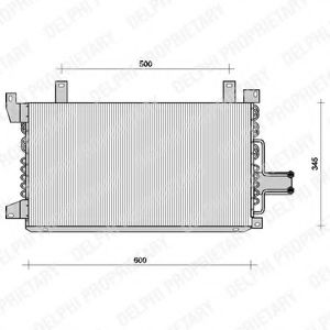 Радиатор кондиционера RENAULT 7700 840 853