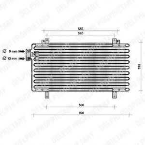 Радиатор кондиционера RENAULT 7700 773 790