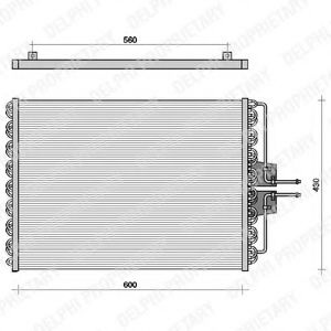 Радиатор кондиционера DELPHI TSP0225061