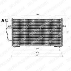 Радиатор кондиционера DELPHI TSP0225204