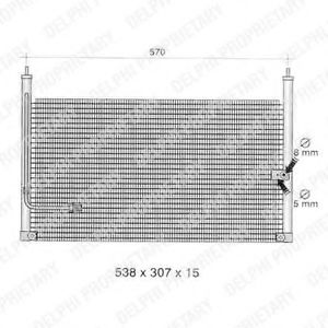 Радиатор кондиционера MAZDA C022-61-480B