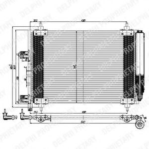 Радиатор кондиционера DELPHI TSP0225537