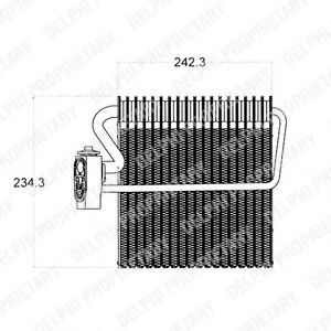 Испаритель кондиционера RENAULT 7701 038 212
