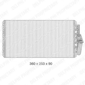 Испаритель кондиционера DELPHI TSP0525076