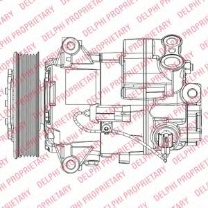 Компрессор кондиционера DELPHI TSP0155948
