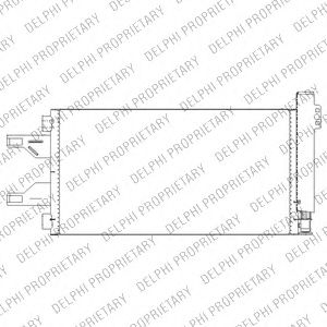 Радиатор кондиционера DELPHI TSP0225676