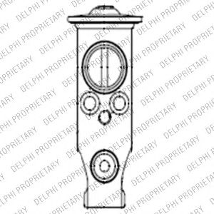 Расширительный клапан кондиционера delphi TSP0585122