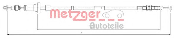 Тросик газа CITROEN/PEUGEOT 1629.G4