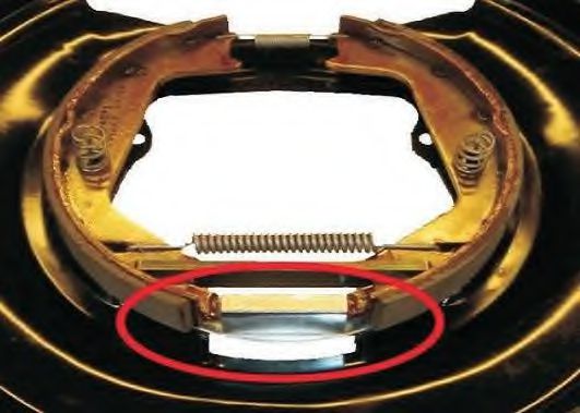 Ремкомплект барабанных колодок METZGER 105-0481