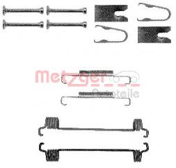 Ремкомплект барабанных колодок METZGER 105-0875