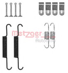 Ремкомплект барабанных колодок METZGER 105-0881