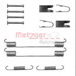 Ремкомплект барабанных колодок METZGER 105-0883