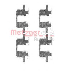 Скобы тормозных колодок METZGER 109-1711