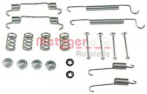 Ремкомплект барабанных колодок METZGER 105-0873
