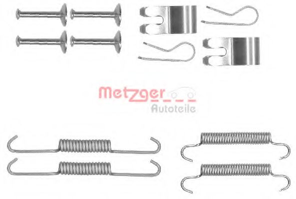 Ремкомплект барабанных колодок METZGER 105-0013