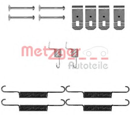 Ремкомплект барабанных колодок METZGER 105-0895